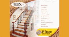 Desktop Screenshot of idealstairparts.com